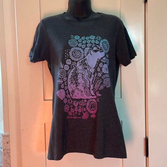 Eddie Bauer bear t shirt - Picture 1 of 4